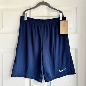 Nike Boys Navy Blue Dri-FIT Athletic Shorts